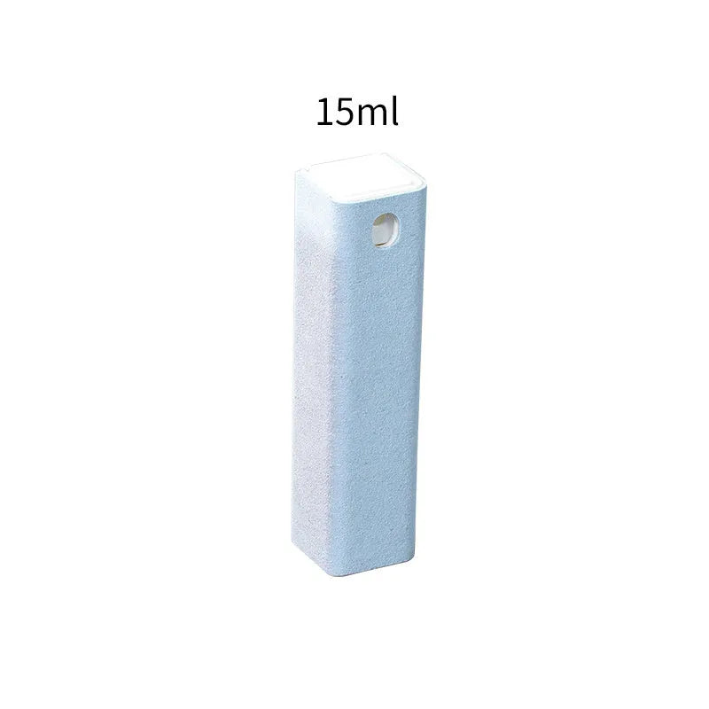 15ml portable 2-in-1 integrated phone screen cleaner spray case, no cleaning liquid included