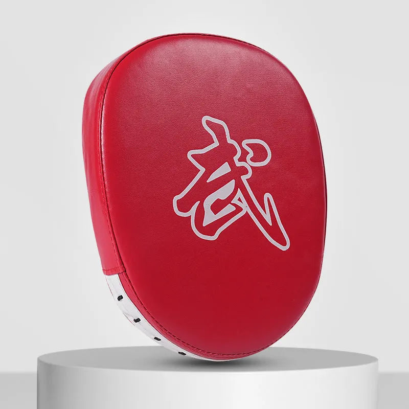 Boxing target punch mitts in curved and flat designs for martial arts training