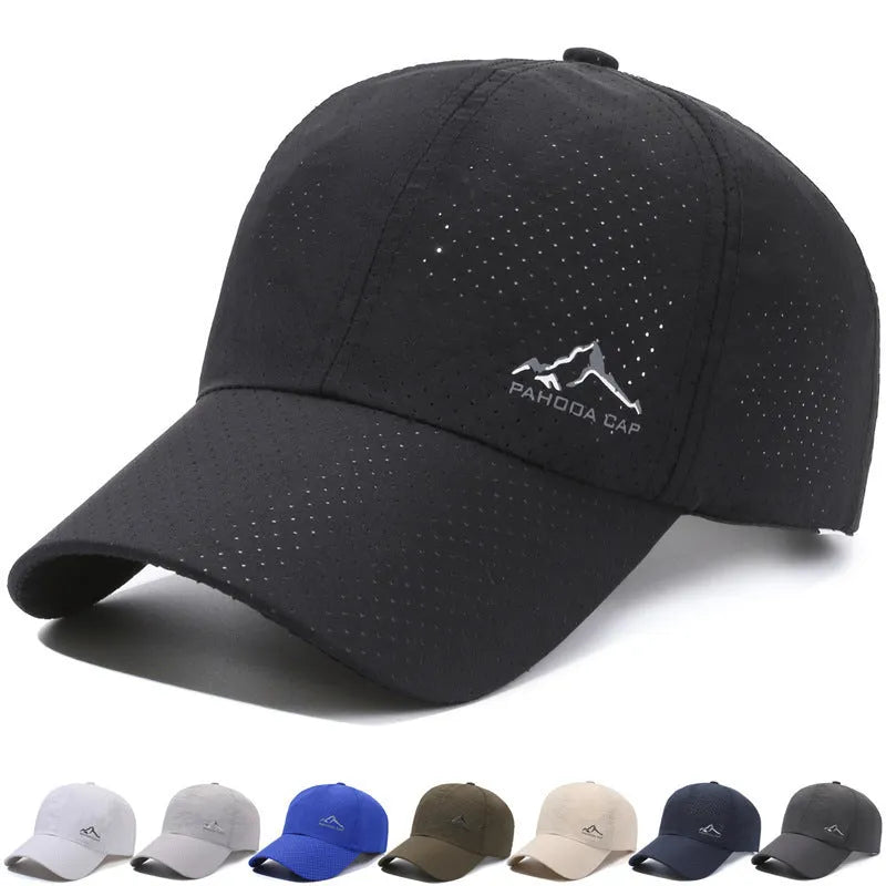 Korean style adjustable baseball cap in dome crown design with polyester fabric