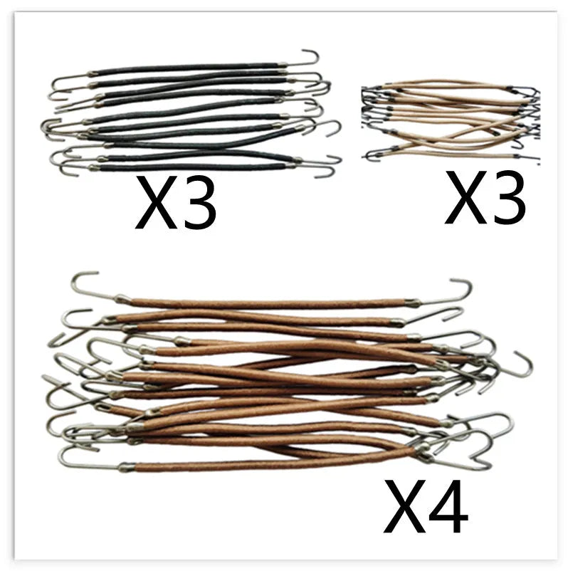 Double hook hair styling tool for wigs in solid colour weave design