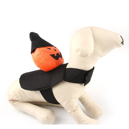 Halloween dog costume in ghost or pumpkin ghost design with PP cotton material