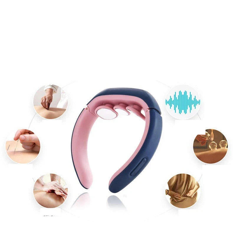 Premium neck and shoulder massager with multi-mode massage and heating functions for effective pain relief