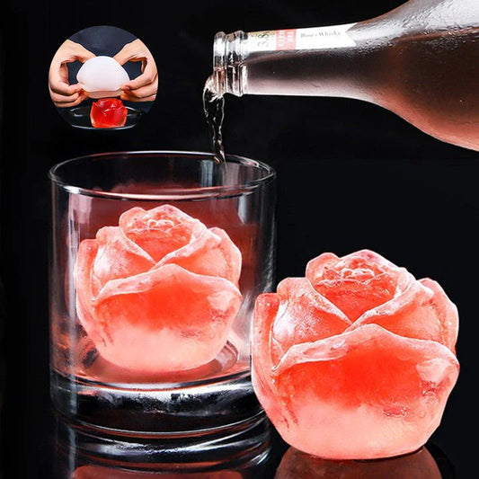 Versatile silicone rose-shaped mold for crafting candles, soaps, chocolates, and more