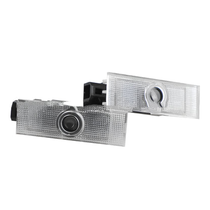 Dodge Challenger SRT LED door laser projection light in white, 12V car power, PC aluminium housing
