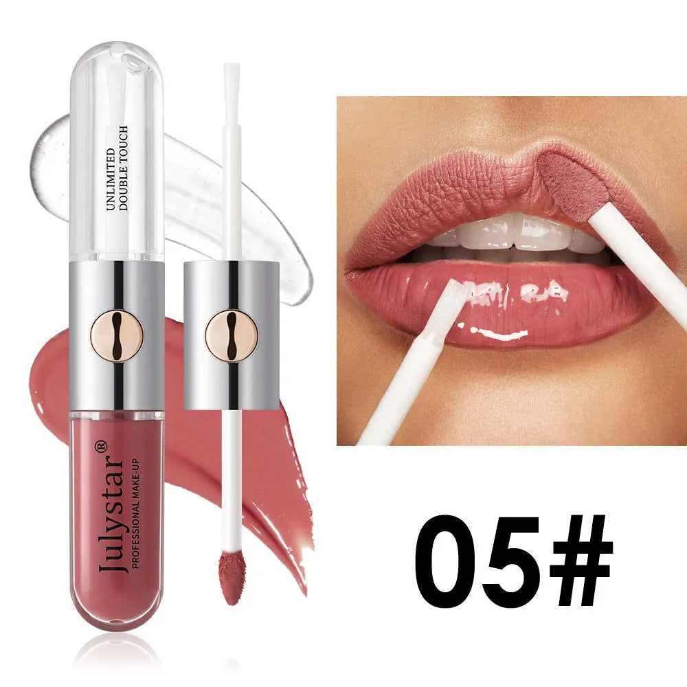 Women's lasting lip gloss in 6ml tube with nine shade options from 01Style to 09Style
