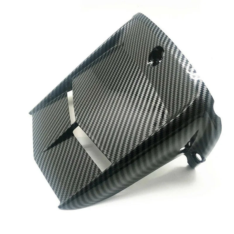 Water transfer printing rear tyre protective fender in white, single rear mudguard sand plate
