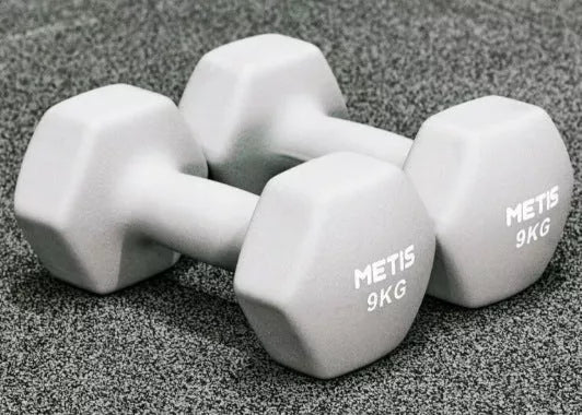 Yiling Hexagonal Household Dumbbells in various colours and weights