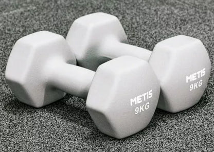 Yiling Hexagonal Household Dumbbells in various colours and weights