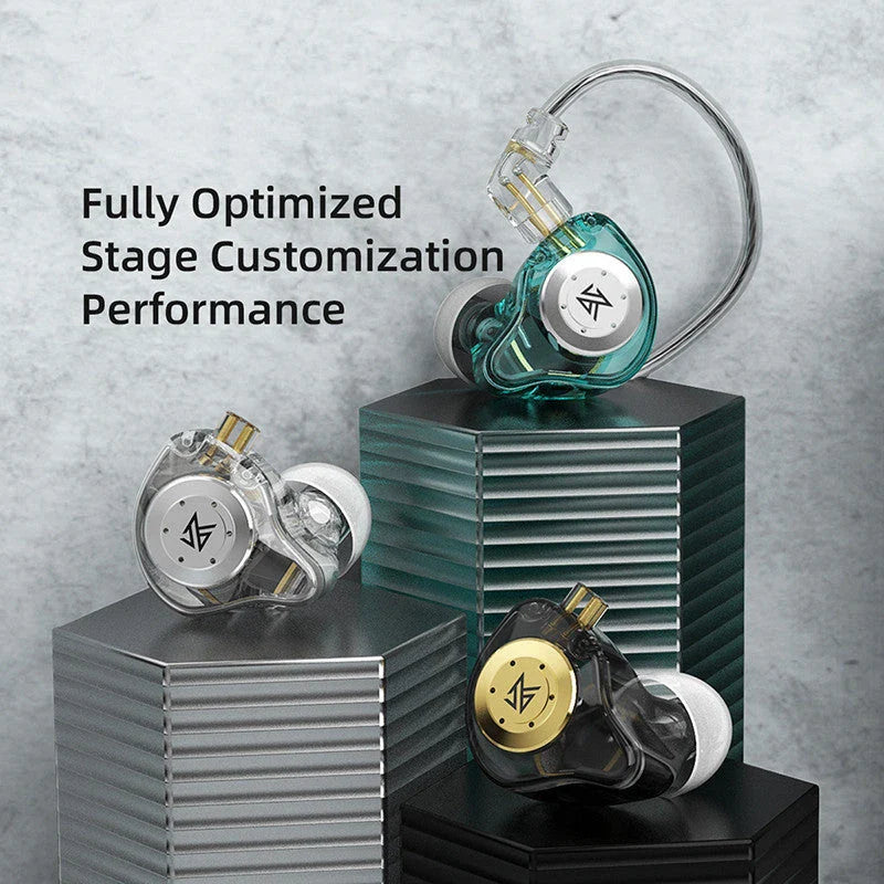 KZ EDX Pro Noise-Cancelling Earbuds with Premium HIFI Audio and Ergonomic Design