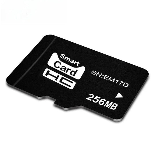 256MB TF memory card measuring 11x15x1mm for audio devices and media players