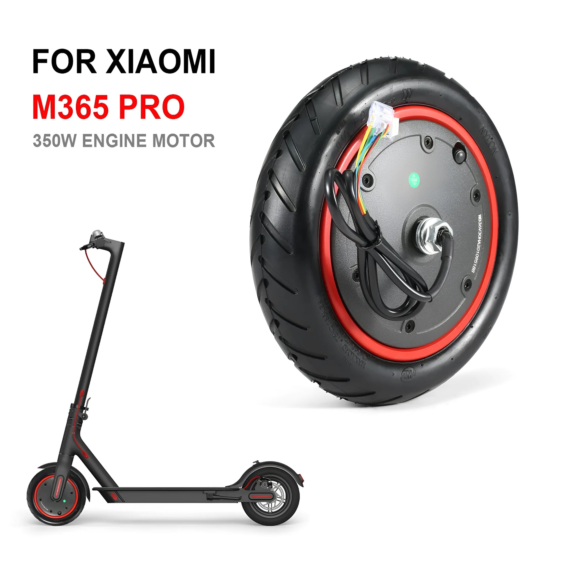 8.5 inch black butyl rubber inner tube for Pro 350W electric scooter wheel