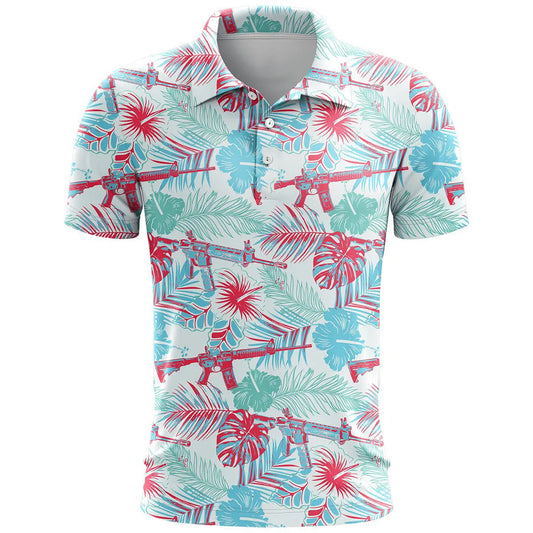 3D printed sports short sleeve leisure top with bird eye cloth fabric and colour-matched patterns, loose fit design