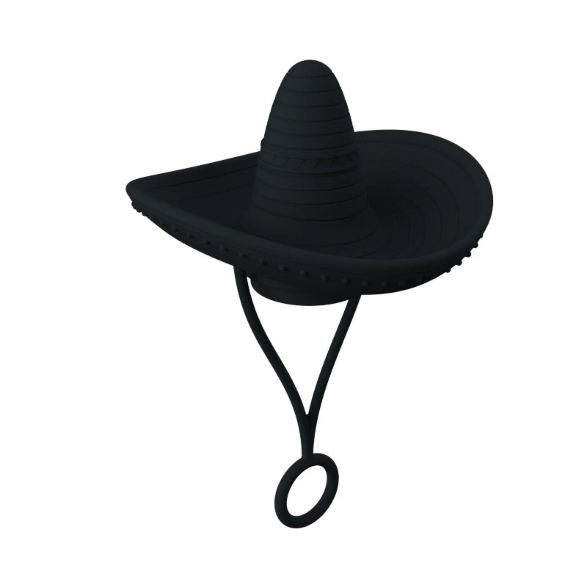 Stylish cowboy hat-shaped straw covers made of food-grade silicone in vibrant macaroon colors for protecting and decorating drinks