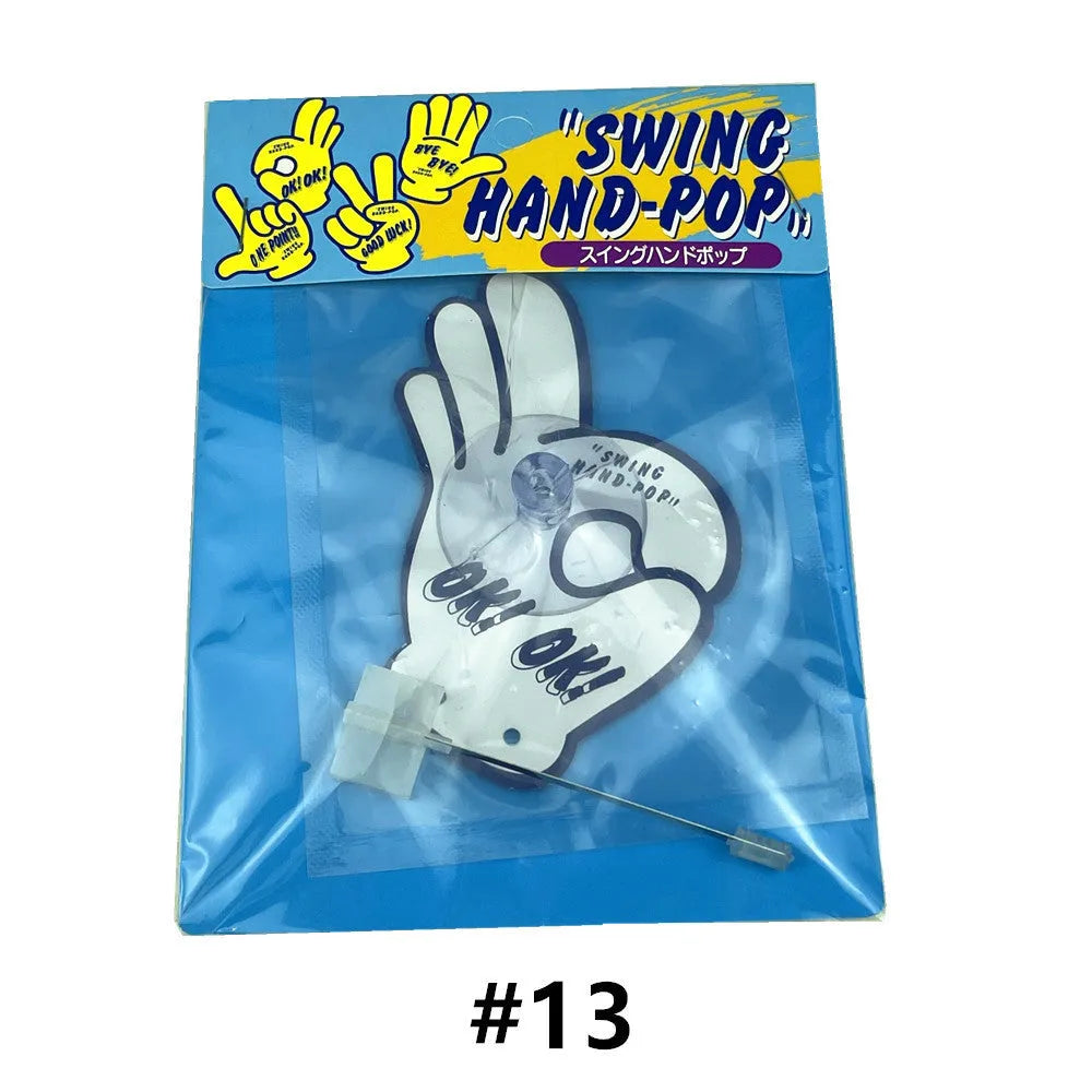 Swing hand cartoon aromatherapy pendant with jasmine green tea fragrance in multiple colour options