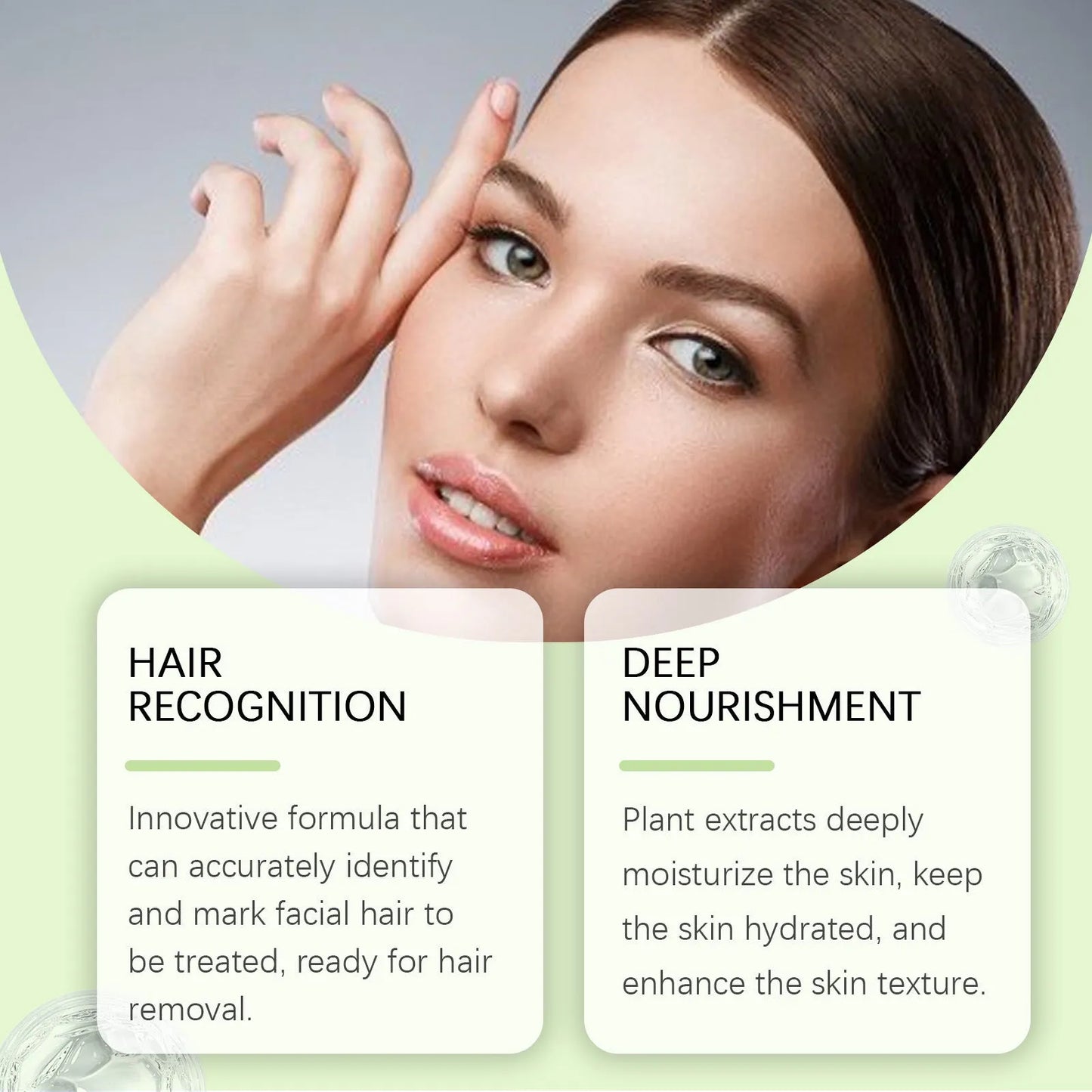 114ml bottle of Facial Hair Recognition Spray for anti-shine and oil control.