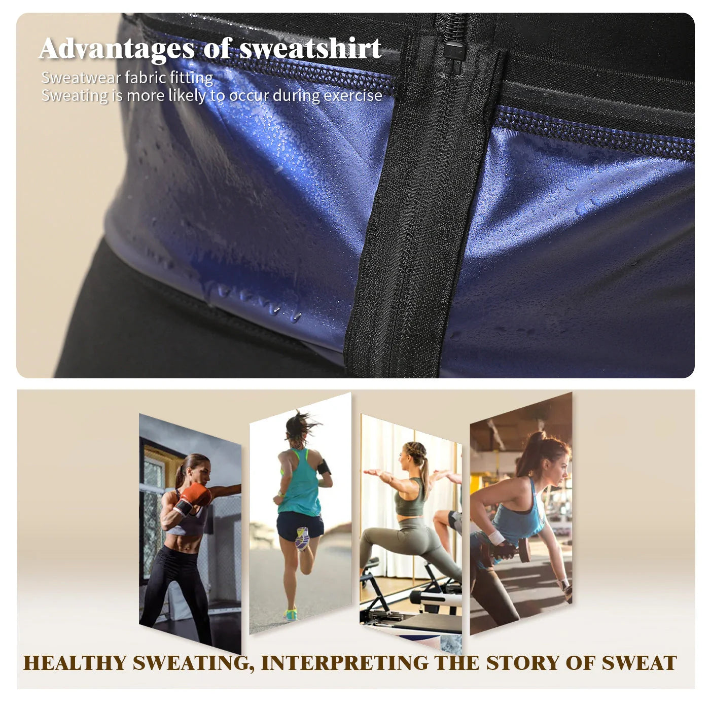 Women's black zip vest shapewear sweatshirt for stormy weather comfort and style