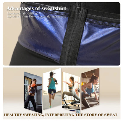 Women's black zip vest shapewear sweatshirt for stormy weather comfort and style