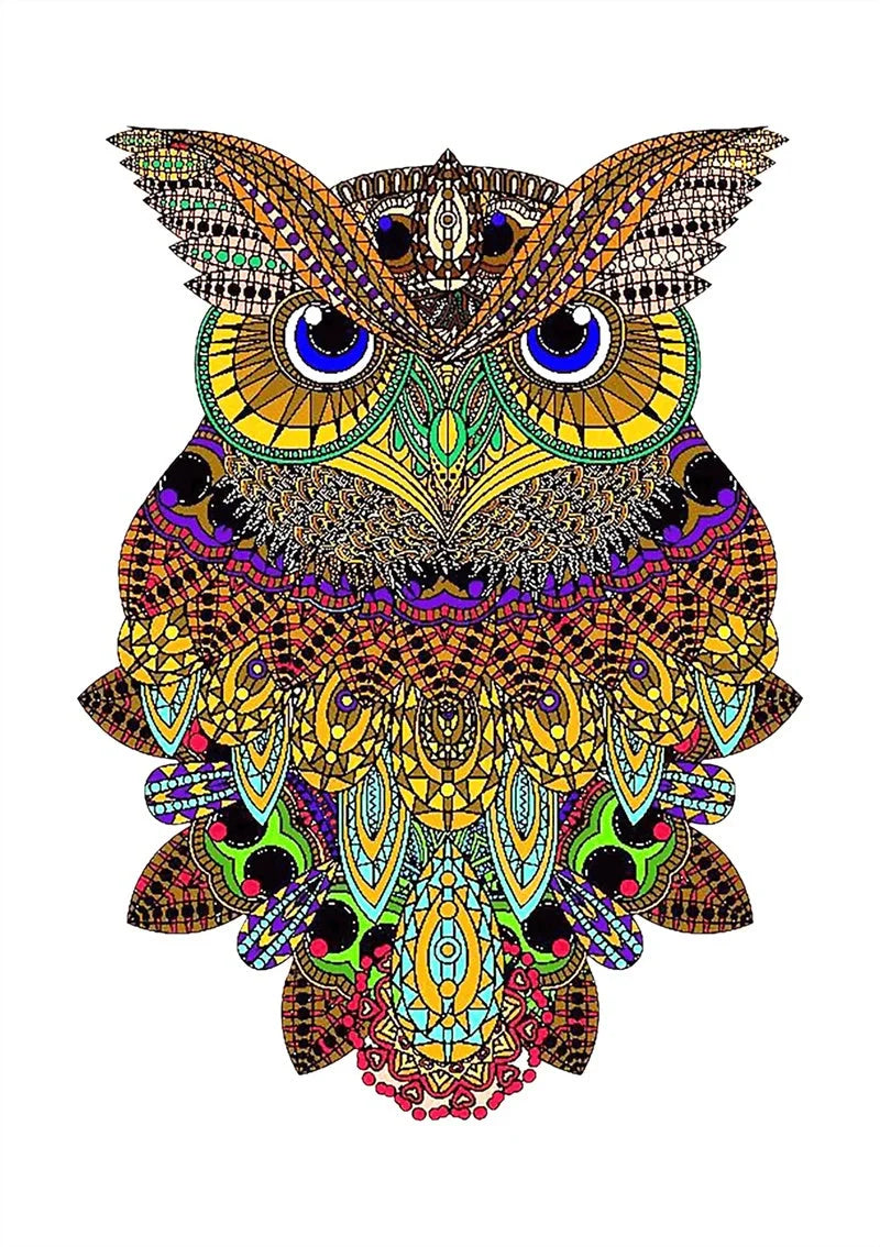 Colourful animal-shaped wooden jigsaw puzzles for children