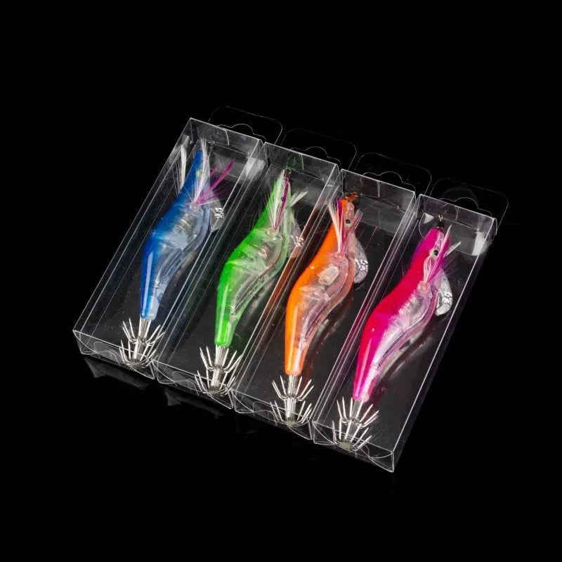 Bionic Bait Electronic Shrimp Mino fishing lure with 3D eyes and environmental paint
