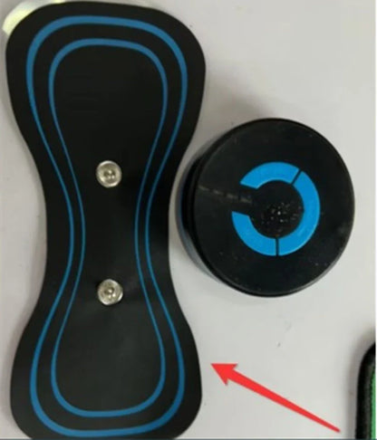 Portable electric neck and shoulder massager with adjustable vibration settings for on-the-go pain relief