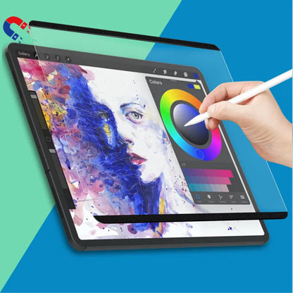 11-inch magnetic PET drawing film for iPad with application tools on a colour box.