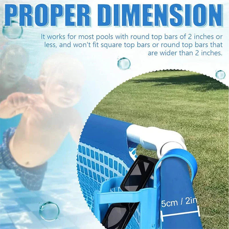 Hands-Free Poolside Drink Holder: Secure your refreshments while relaxing by the pool