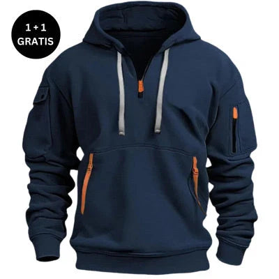 Stylish Hooded Pullover Sweatshirt in Various Colors for Men and Women - Premium Polyester Comfort and Modern Design