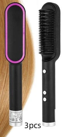 2-in-1 Hair Styler with Tourmaline Ceramic Heating, Intelligent Temperature Control, and Negative Ion Technology