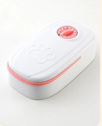 Automatic pet feeder with gravity-powered food and water dispensing system for cats and dogs