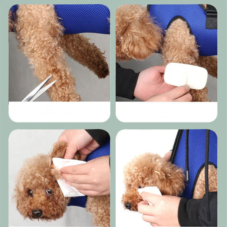 Premium Grooming Hammock for Cats and Dogs - Comfortable and Secure Suspension for Easy Nail Trimming, Brushing, and Bathing