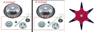 Stainless steel wire lawn mower head for garden weed and debris removal