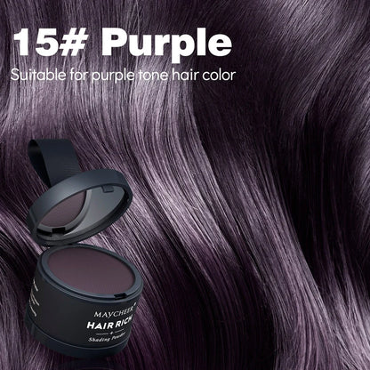 Hairline sculpting contour powder in plastic container with 4g content and waterproof properties