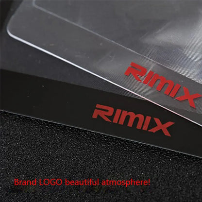 Black plastic credit card format magnifier with 3.5x lens for reading small text