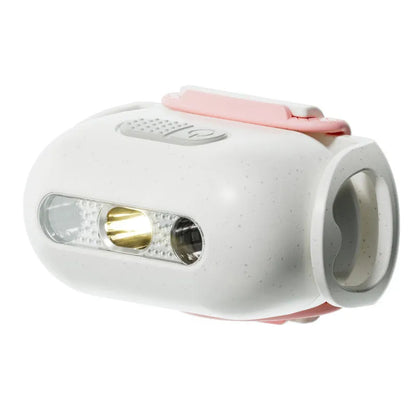 Rechargeable LED dog luminous collar with hanging lamp ring in four colour options