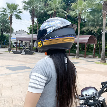 ABS motorcycle helmet for electric car and motorbike commuting in grey and yellow colour options