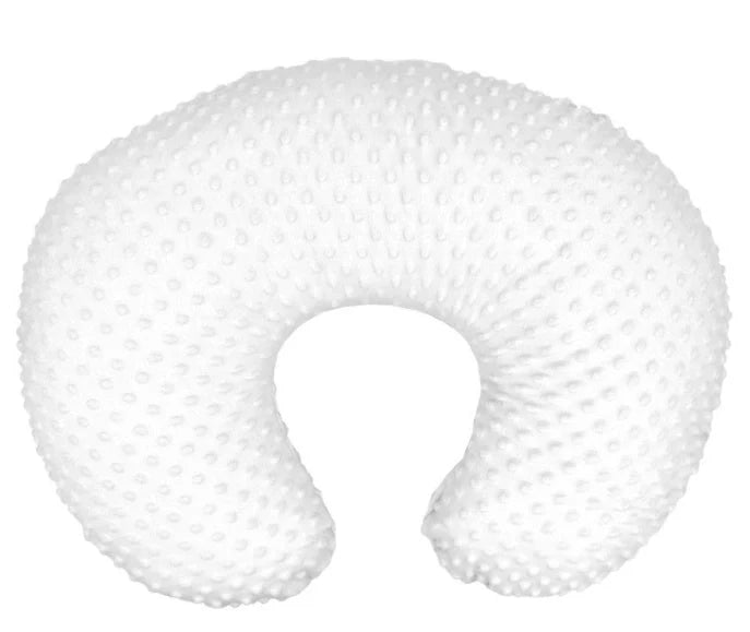 Baby U-shaped Nursing Pillow Pillowcase in coral fleece, available in multiple colours