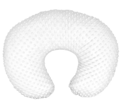 Baby U-shaped Nursing Pillow Pillowcase in coral fleece, available in multiple colours