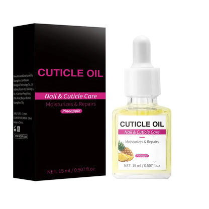 15ml bottle of moisturising nail cuticle oil for dry cuticles and brittle nails