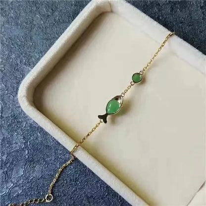 Retro-style copper bracelet with electroplated yellow gold finish, unisex fashion jewellery