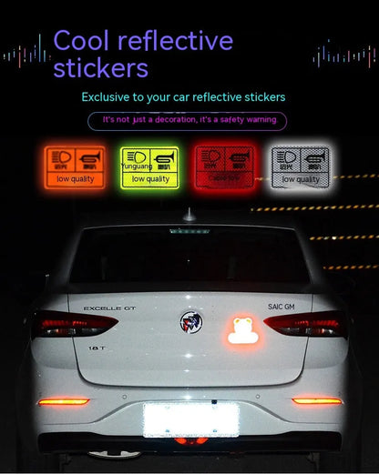 Bicycle reflective safety tape with a grid pattern in red, yellow, blue, and white colour options