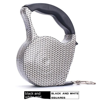 Automatic retractable dog leash, 5 m long, 1 cm wide, plastic, in a choice of printed designs