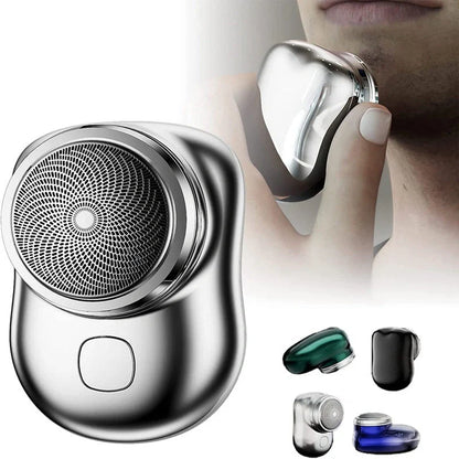 Compact, cordless electric razor with premium aluminium body and powerful 6,600 rpm motor for a smooth, painless shave
