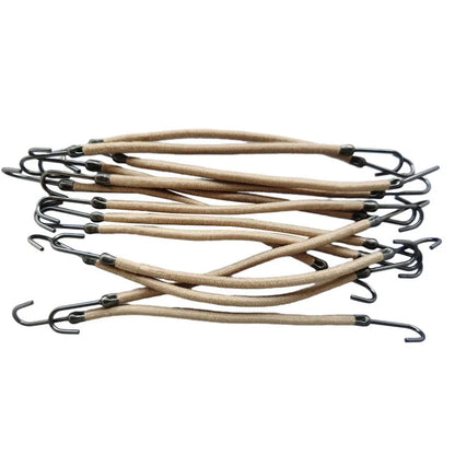 Double hook hair styling tool for wigs in solid colour weave design