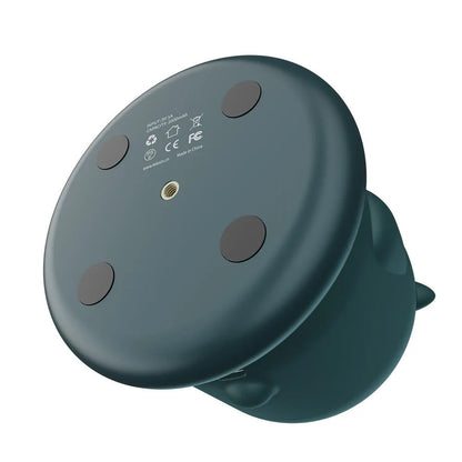 Dark green intelligent follow-up gimbal with 360 rotation and AI face recognition for camera tracking