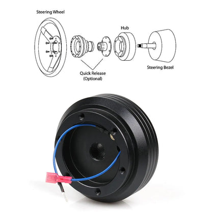 Black steering wheel base fitting for Honda Civic EK130H and EG110H models