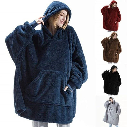 Cozy and comfortable hooded sweatshirt with spacious front pocket, available in a variety of classic colors