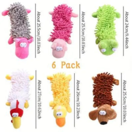 Brown dog design plush horse molar shaped dog chew toy with soft microfiber material