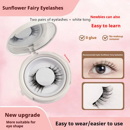 Luxurious magnetic mink false eyelashes for easy application and a glamorous look.