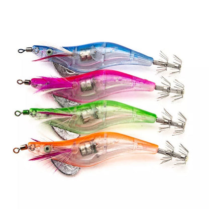 Bionic Bait Electronic Shrimp Mino fishing lure with 3D eyes and environmental paint