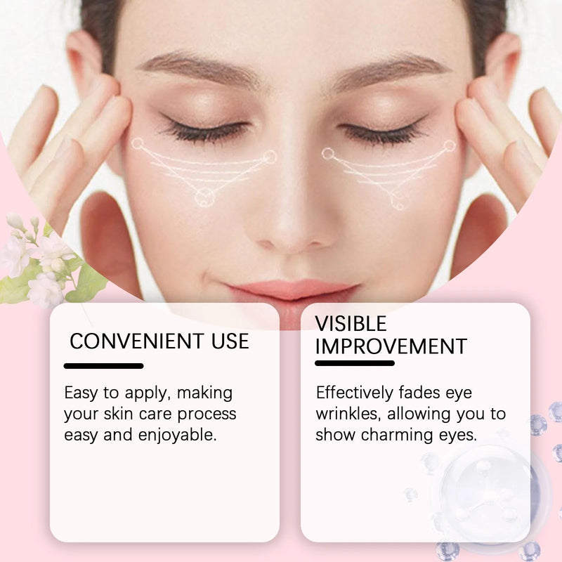 Collagen Light Wrinkle Eye Cream 100g pot, moisturising and nourishing formula designed to target fine lines around the eyes, anti-wrinkle firming treatment for facial skincare